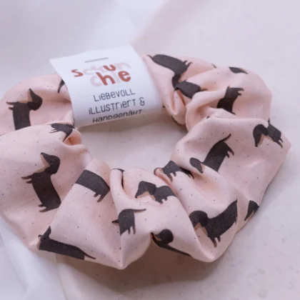 Dackel Scrunchie