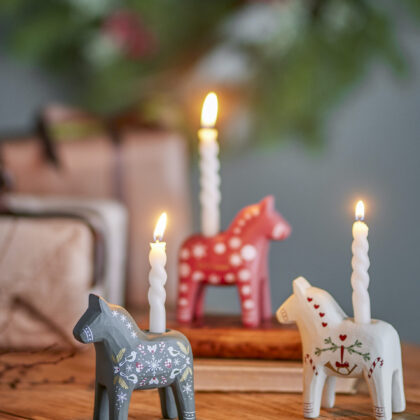 Weihnachts Pferdchen Kerzenhalter