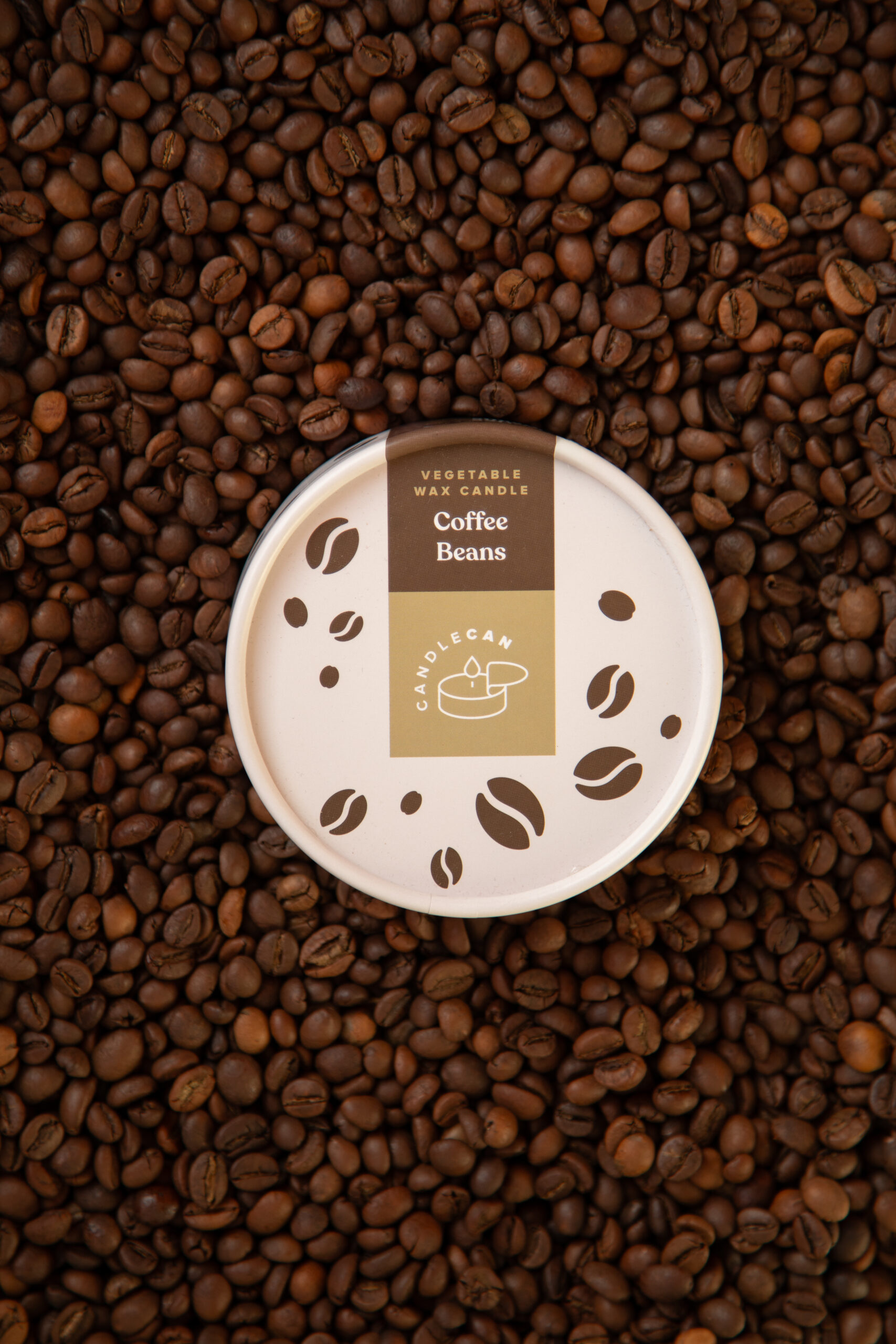 Kaffeebohnen Duftkerze – Bild 3