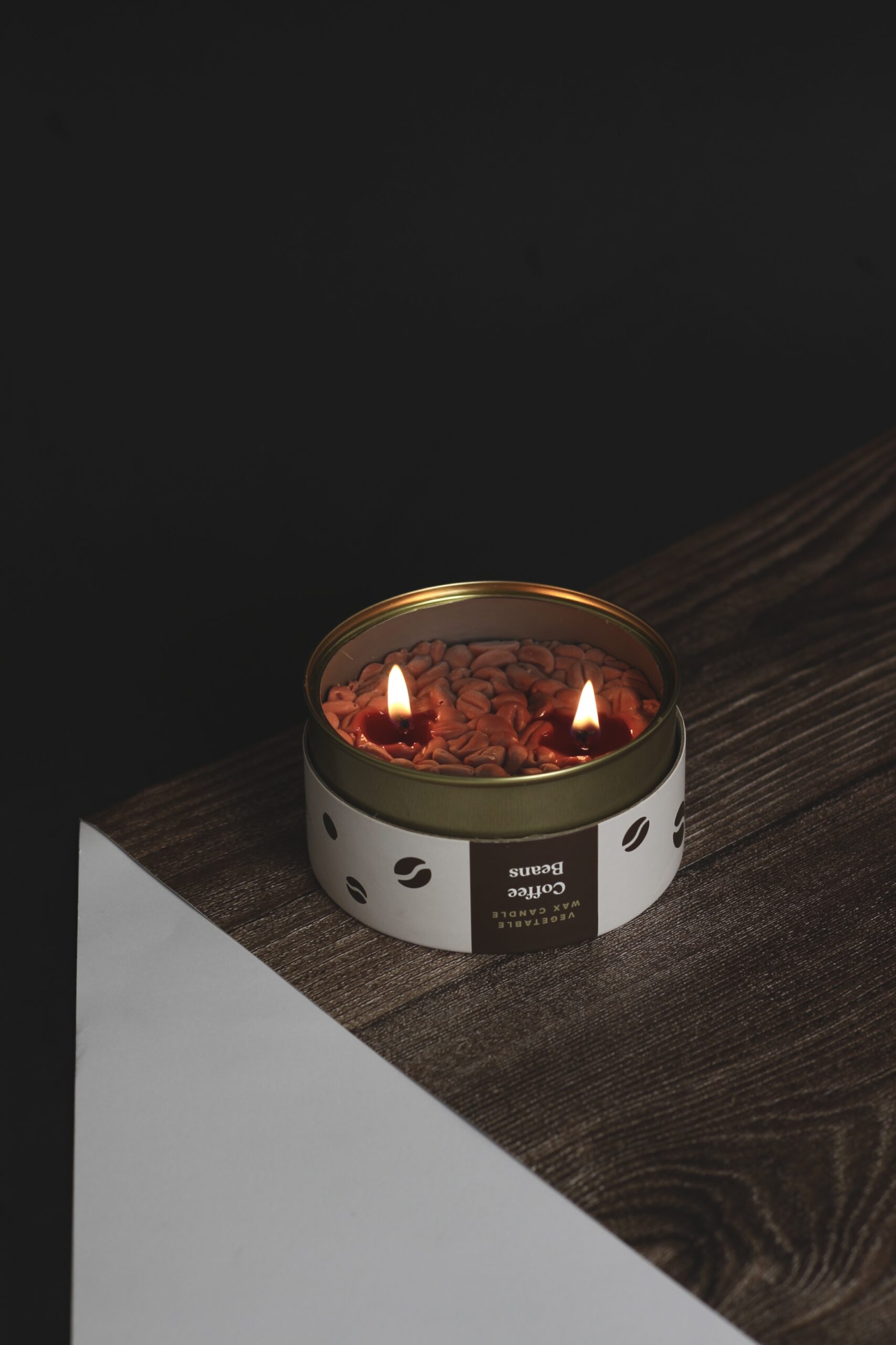 Kaffeebohnen Duftkerze – Bild 4