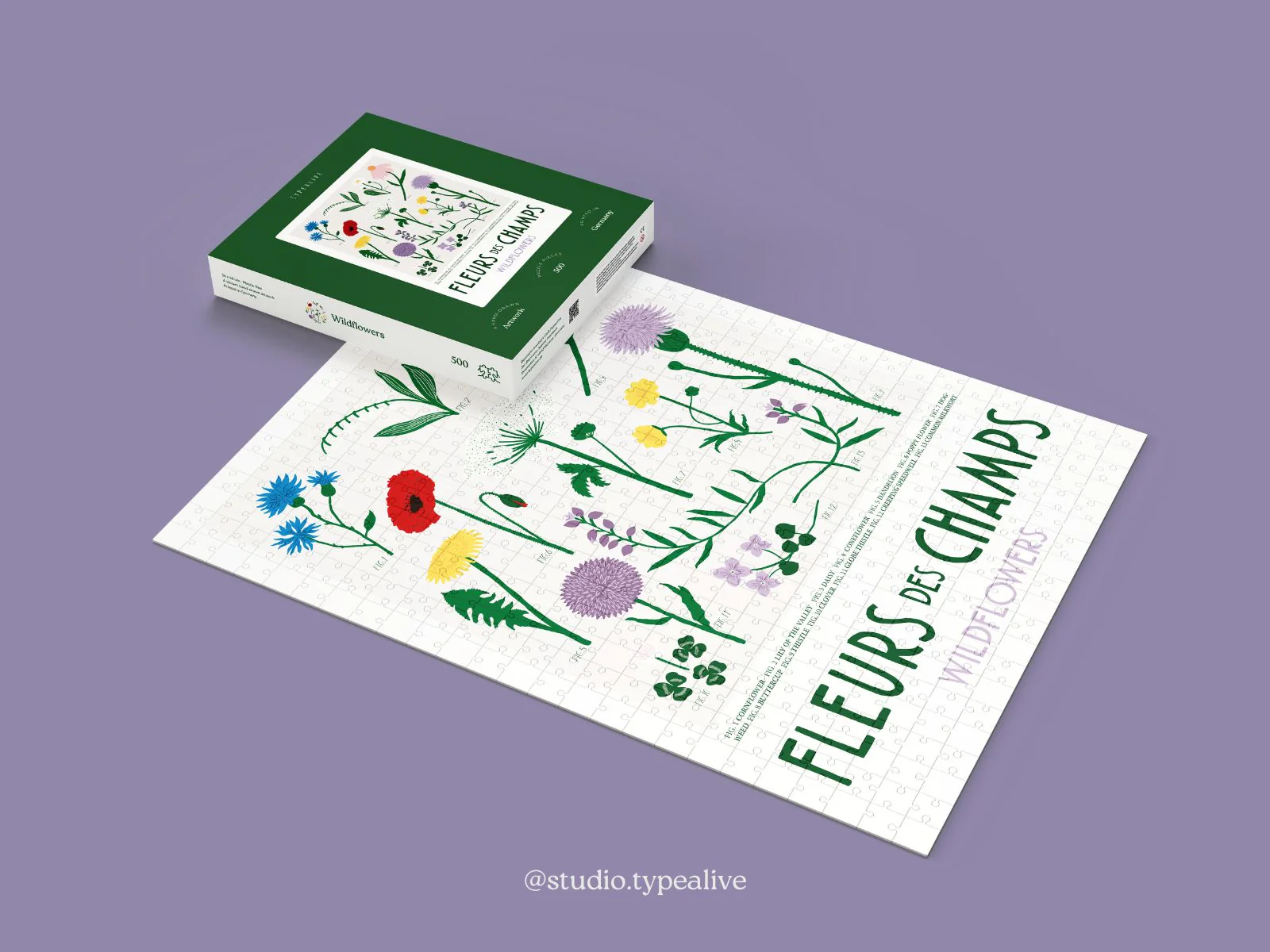 Wildflowers Puzzle – Bild 3