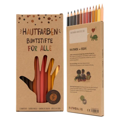 Hautfarben-Buntstifte