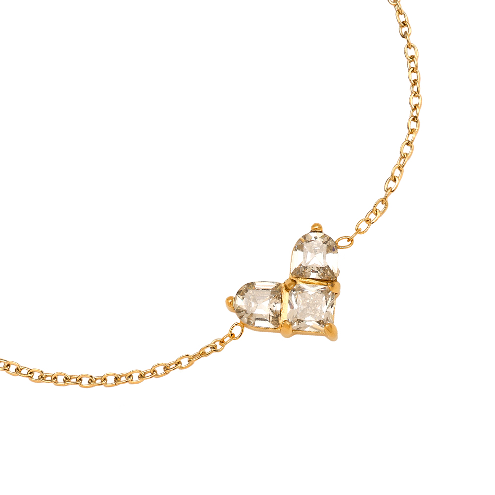 Diamond Mosaic Heart Armband – Bild 3