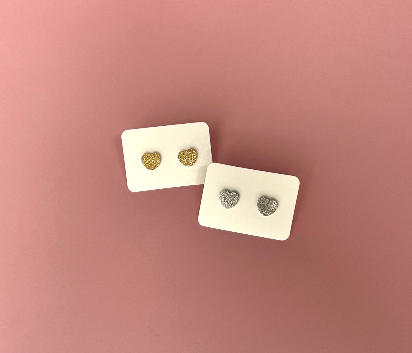 Confetti Heart Ohrstecker