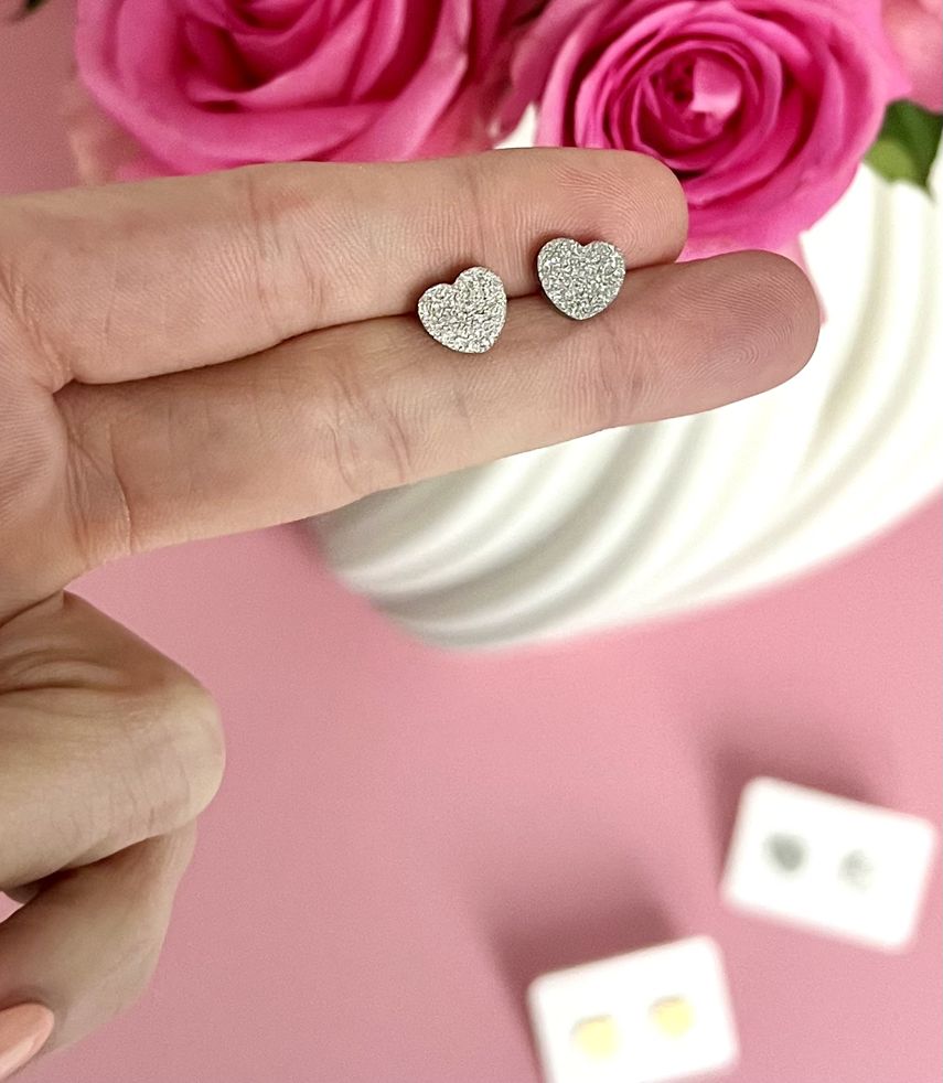 Confetti Heart Ohrstecker – Bild 3