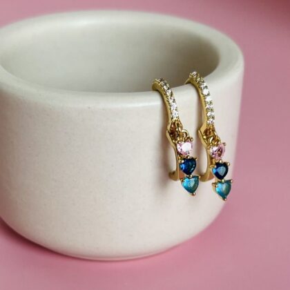 Triple Hearts Ohrringe