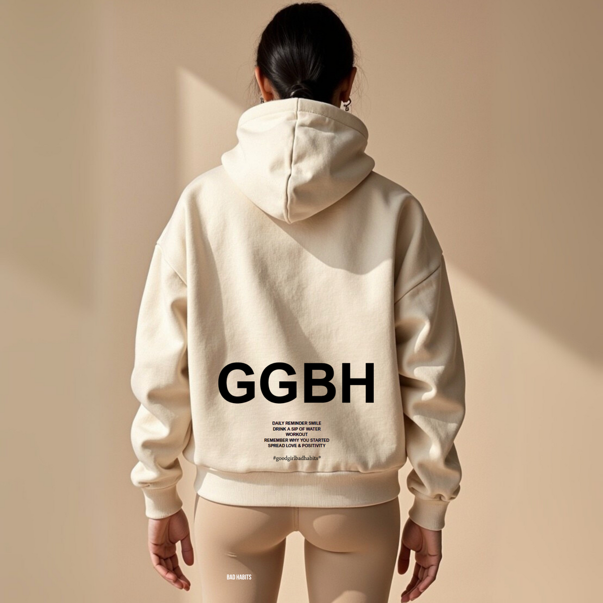 Hoodie mit Reißverschluss "GGBH"